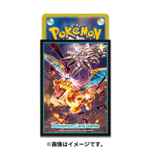 Pokemon Center Original Card Game Sleeve Tera Crystal Charizard Premium Holo 64 Sleeves
