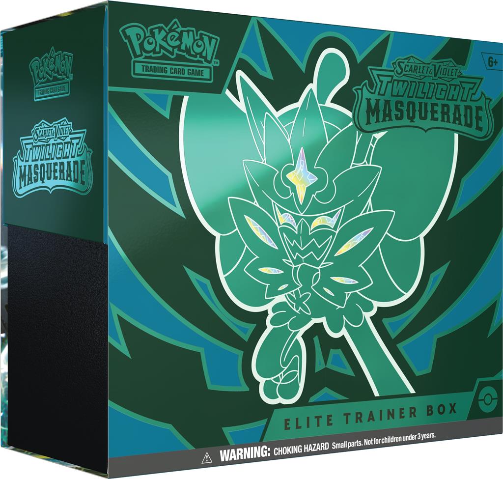 Pokemon Scarlet & Violet SV06 Twilight Masquerade Elite Trainer Box (englisch)