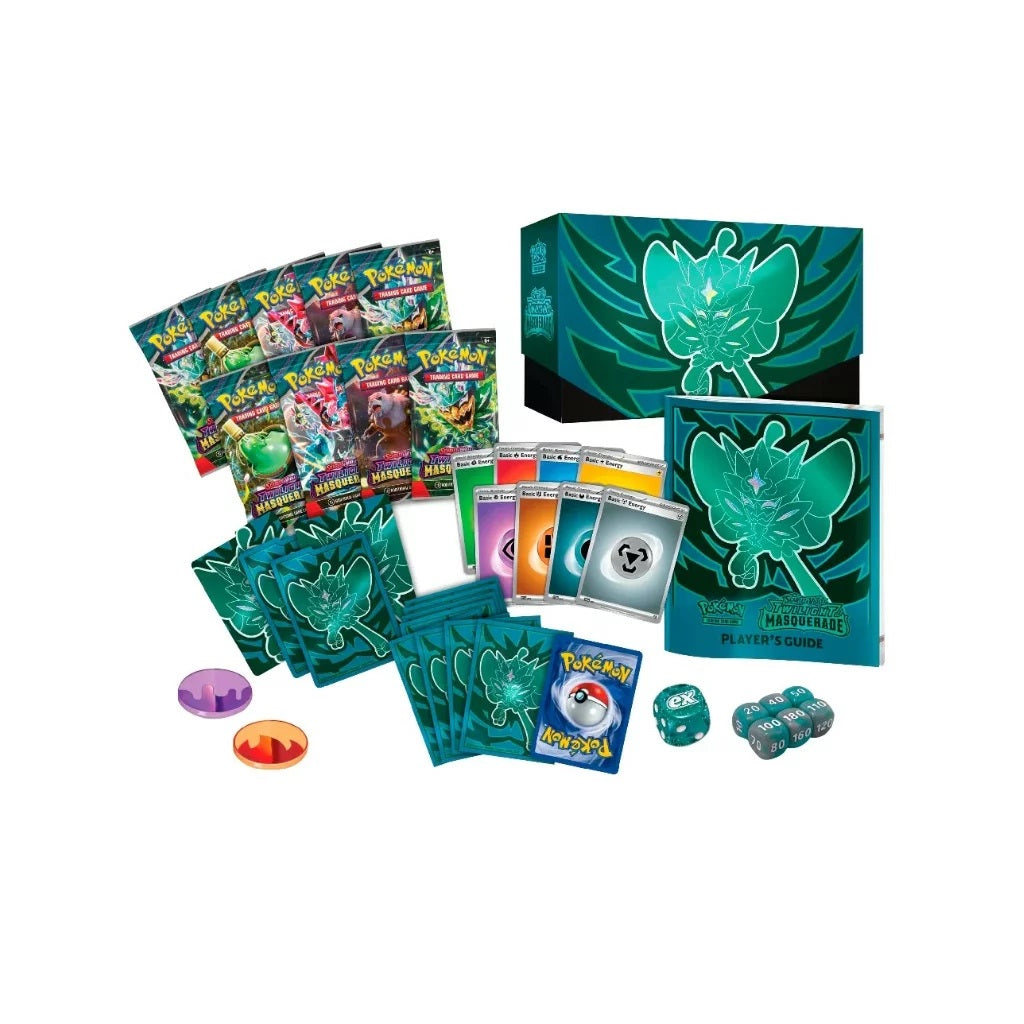 Pokemon Karmesin & Purpur KP06 Maskerade im Zwielicht Top Trainer Box (deutsch)