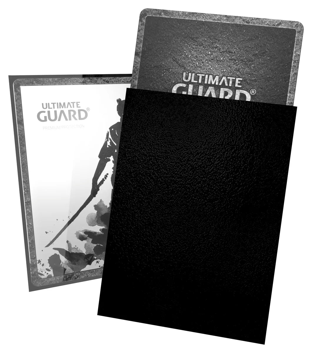 Ultimate Guard Katana Sleeves – 100 Kartenhüllen (Standard Size) - Black