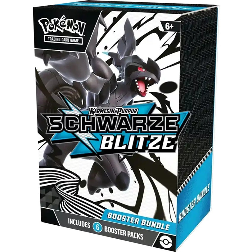 Pokemon – Karmesin & Purpur KP10.5: Schwarze Blitze– Booster Bundle (Deutsch)