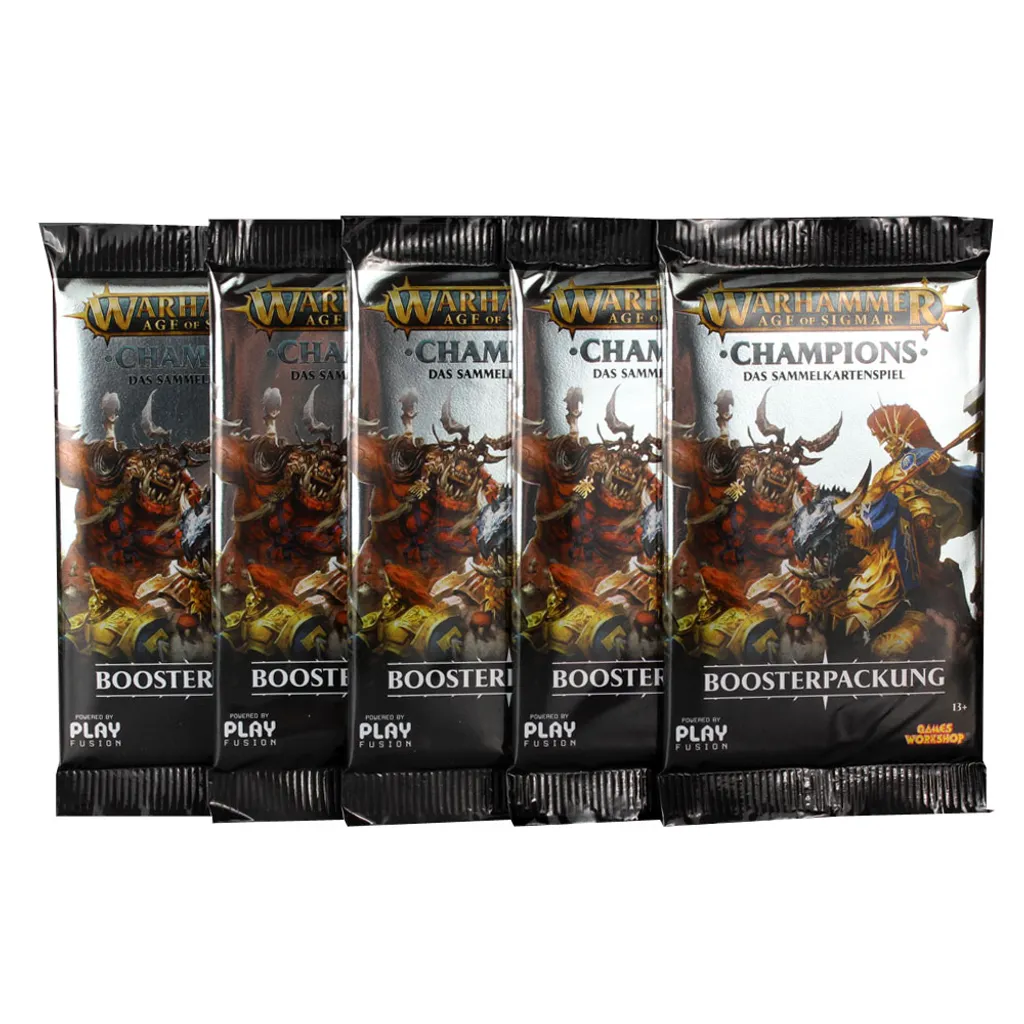 Warhammer Age of Sigmar Champions Sammelkartenspiel Display 24 Booster (deutsch)