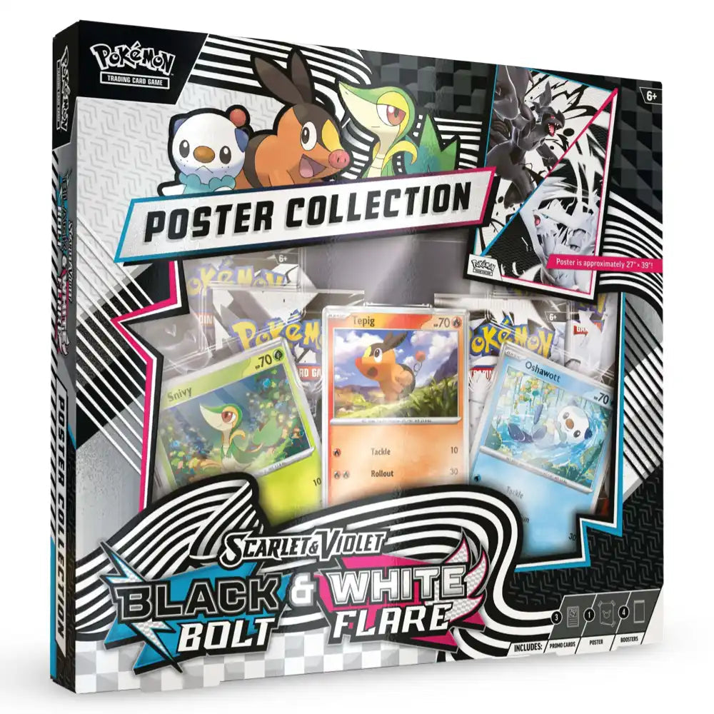 Pokemon – Scarlet & Violet SV10.5: Black Bolt & White Flare Poster-Collection (Englisch)