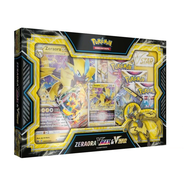 Pokemon Zeraora VMAX & VSTAR Kampfbox (deutsch)