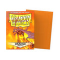 Dragon Shield - 100 Standard Size Card Sleeves - Orange Matte