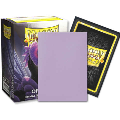 Dragon Shield - 100 Standard Size Matte Dual Card Sleeves - Orchid