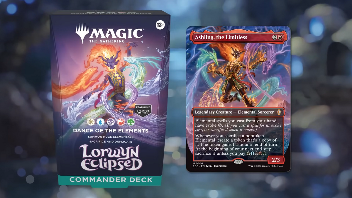 Magic the Gathering Lorwyn Eclipsed Commander Deck – Dance of the Elements (englisch)