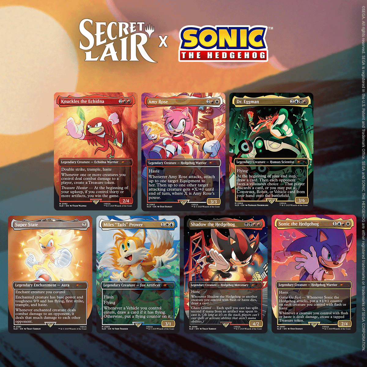 Magic the Gathering - Secret Lair x Sonic: Friends & Foes – Non Foil Edition (englisch, sealed)
