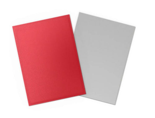 Dragon Shield - 100 Standard Size Matte Dual Card Sleeves - Crimson & Silver