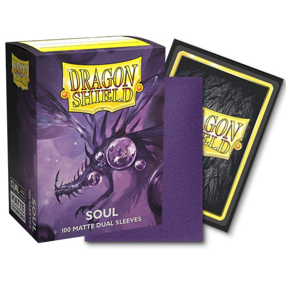 Dragon Shield - 100 Standard Size Matte Dual Card Sleeves - Soul
