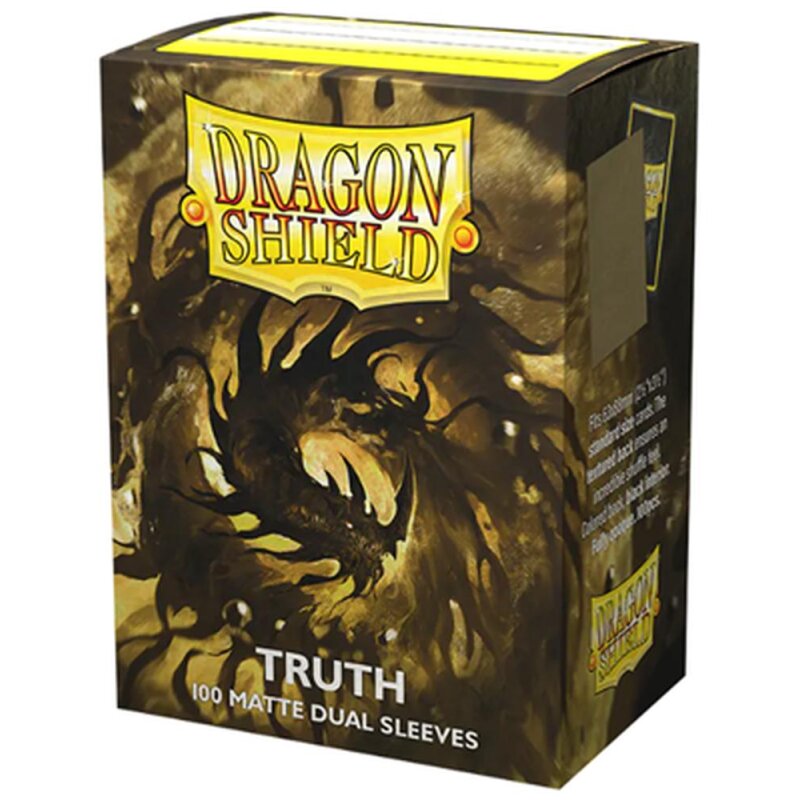 Dragon Shield - 100 Standard Size Card Dual Sleeves - Truth Matte