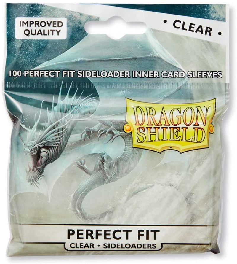 Dragon Shield – Perfect Fit Sideloader 100 Sleeves – Clear