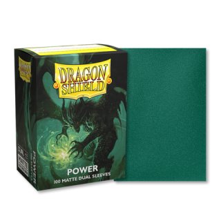 Dragon Shield - 100 Standard Size Card Dual Sleeves - Power Matte