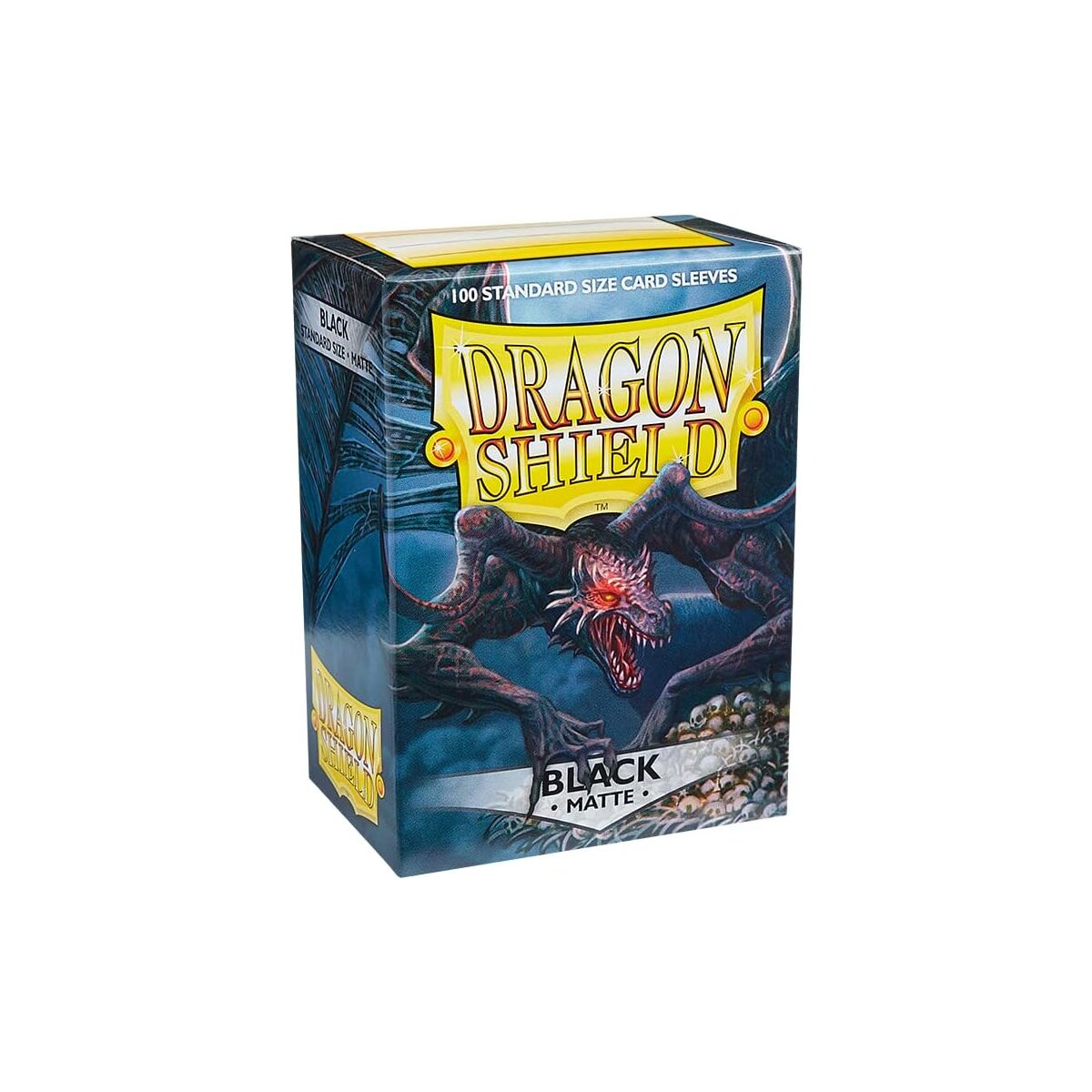 Dragon Shield - 100 Standard Size Card Sleeves - Black Matte