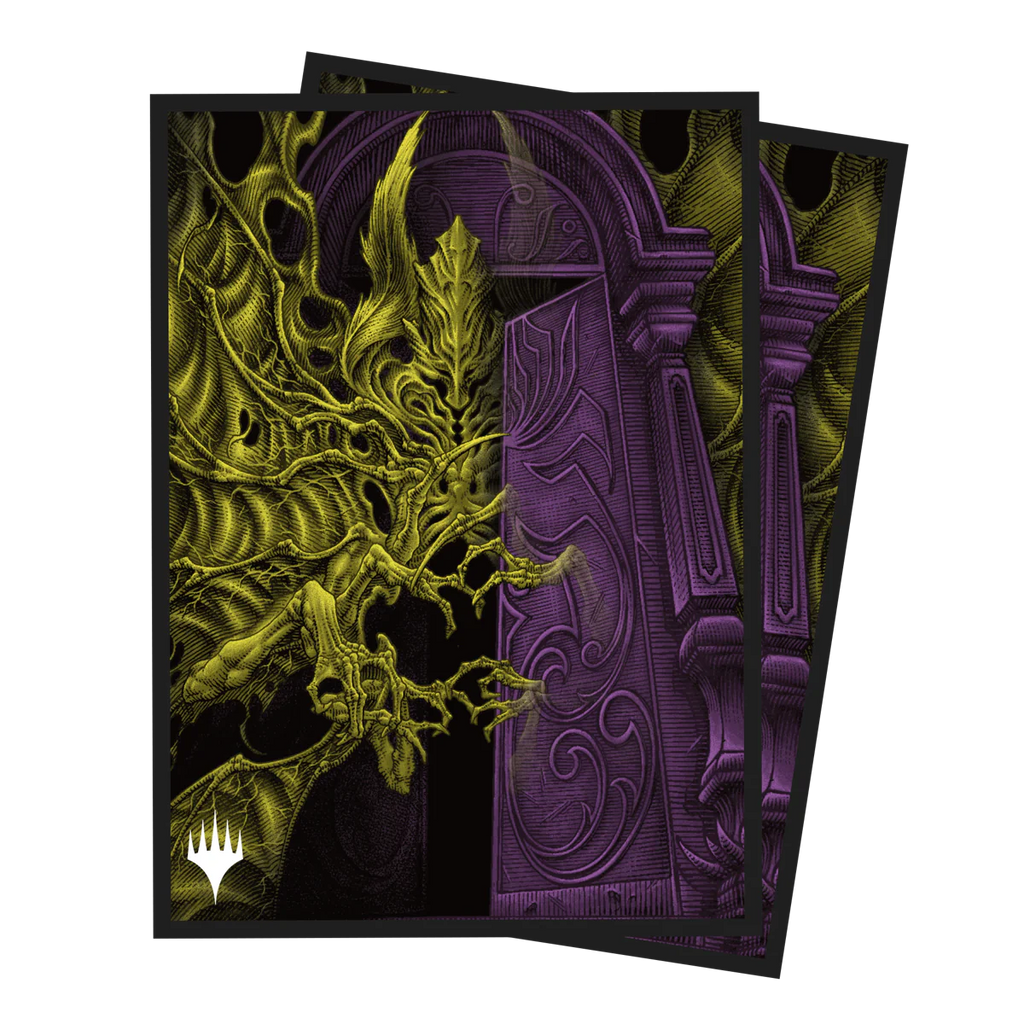 Ultra Pro – Magic The Gathering Duskmourn 100ct Deck Protector Sleeves - Valgavoth, Terror Eater