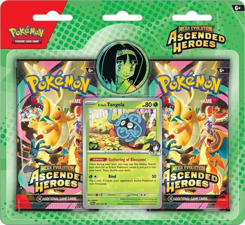 Pokemon ME2.5 Mega Evolution Ascended Heroes 2 Pack Blister (Englisch)