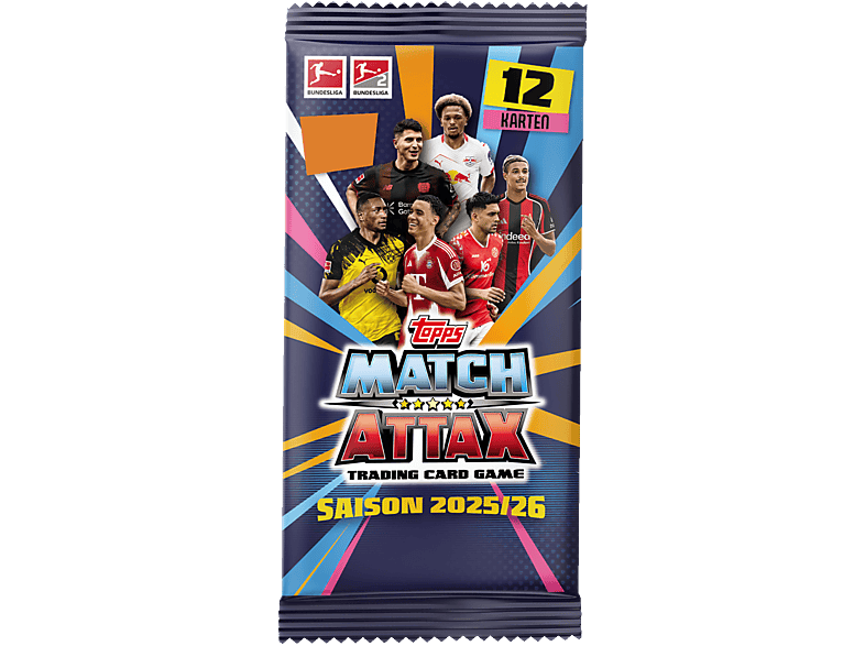 TOPPS Match Attax 2025/26 – Bundesliga Trading Card Game Einzelbooster