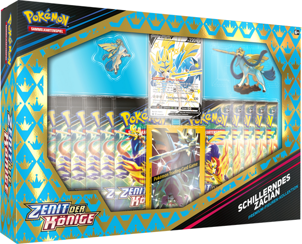Pokemon Zenit der Könige – Schillerndes Zacian Kollektion (Deutsch) - Differenzbesteuerung nach § 25a UStG