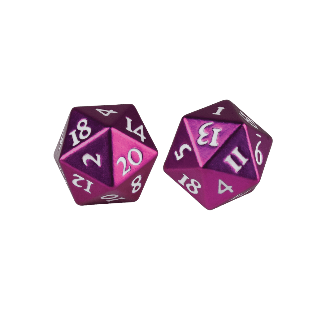 Ultra Pro Heavy Metal D20 Dice Set - Purple
