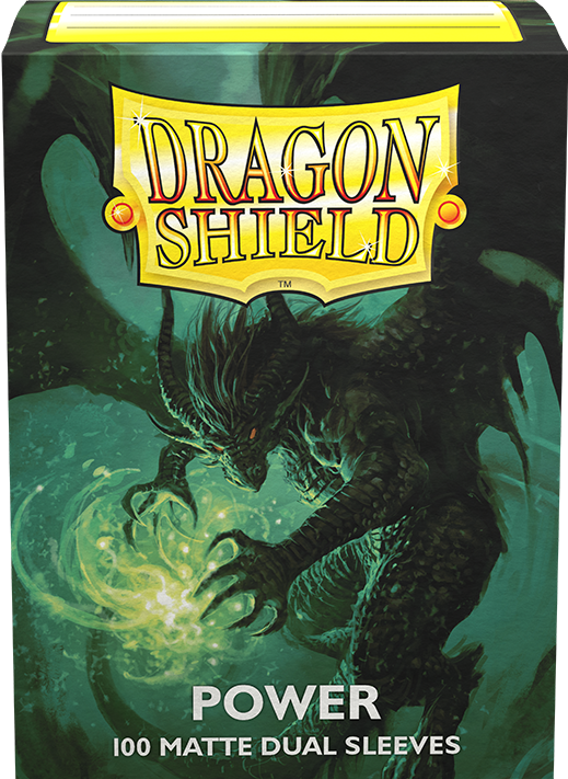 Dragon Shield - 100 Standard Size Card Dual Sleeves - Power Matte