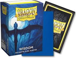 Dragon Shield - 100 Standard Size Card Dual Sleeves - Wisdom Matte