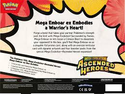 Pokemon ME2.5 Mega Evolution – Ascended Heroes – Mega Emboar ex Box (englisch)