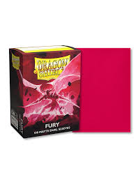 Dragon Shield - 100 Standard Size Card Dual Sleeves - Fury Matte