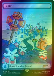 Magic the Gathering Secret Lair x SpongeBob SquarePants Lands Under the Sea Rainbow Foil (englisch)