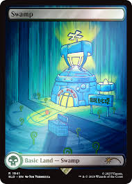 Magic the Gathering Secret Lair x SpongeBob SquarePants Lands Under the Sea Rainbow Foil (englisch)