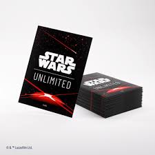 Gamegenic Star Wars Unlimited Art Sleeves (60 + 1 Sleeves ) - Space Red