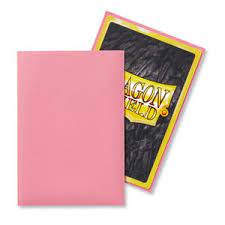 Dragon Shield - 60 Japanese Size Dual Sleeves - Pink Matte