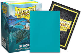 Dragon Shield - 100 Standard Size Matte Dual Card Sleeves - Glacier