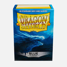 Dragon Shield - 100 Standard Size Card Sleeves - Blue Classic