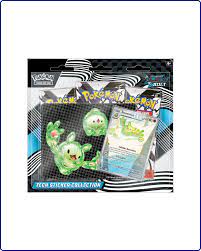 Pokemon TCG Scarlet & Violet SV10.5 Black Bolt Tech Sticker Blister Pack – 3 Packs (englisch)