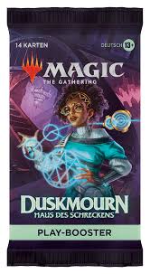 Magic The Gathering – Duskmourn Sleeved Play Einzelbooster (Deutsch)