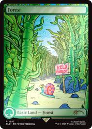 Magic the Gathering Secret Lair x SpongeBob SquarePants Lands Under the Sea Rainbow Foil (englisch)