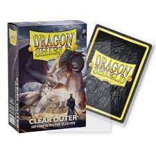 Dragon Shield - 100 Standard Size Card Outer Sleeves - Clear Matte