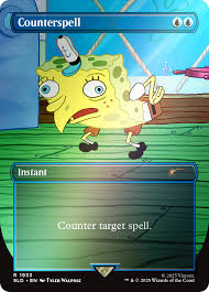 Magic the Gathering Secret Lair x SpongeBob SquarePants Internet Sensation Rainbow Foil (englisch)
