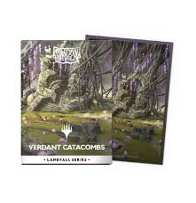 Dragon Shield Matte Dual Art Sleeves – MTG Landfall Series – Verdant Catacombs (100 Sleeves, Standardgröße)
