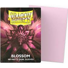 Dragon Shield - 100 Standard Size Card Dual Sleeves - Blossom Matte