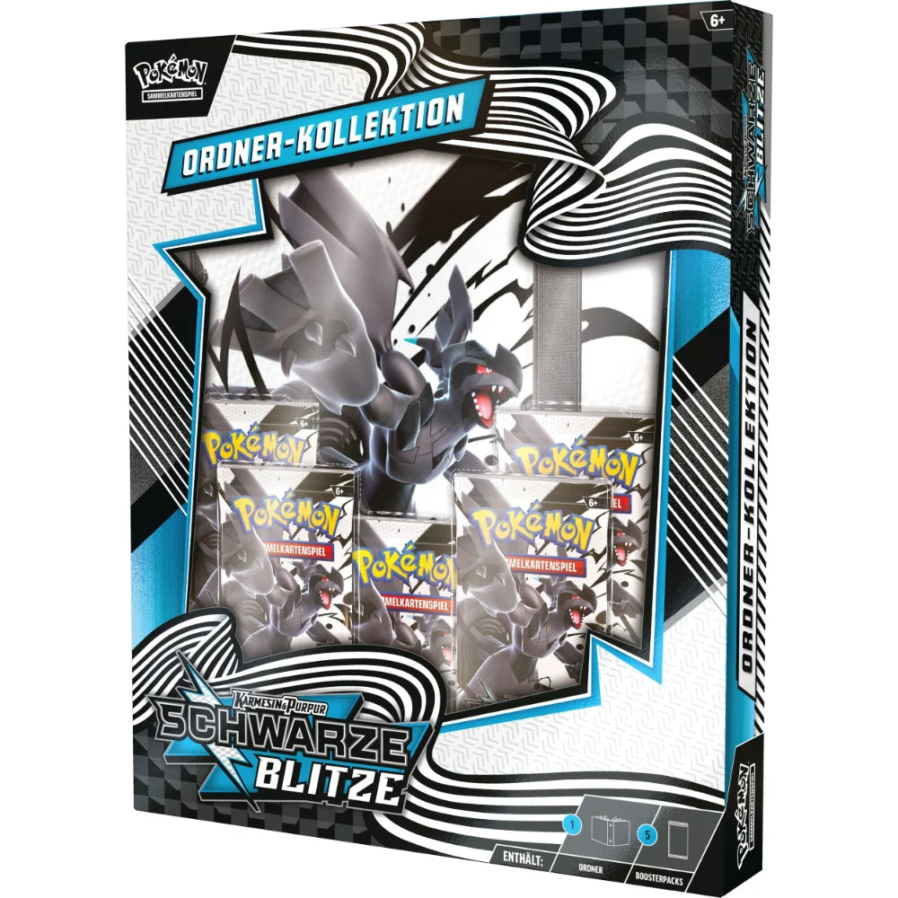 Pokemon – Karmesin & Purpur KP10.5: Schwarze Blitze – Ordner-Kollektion (Deutsch)