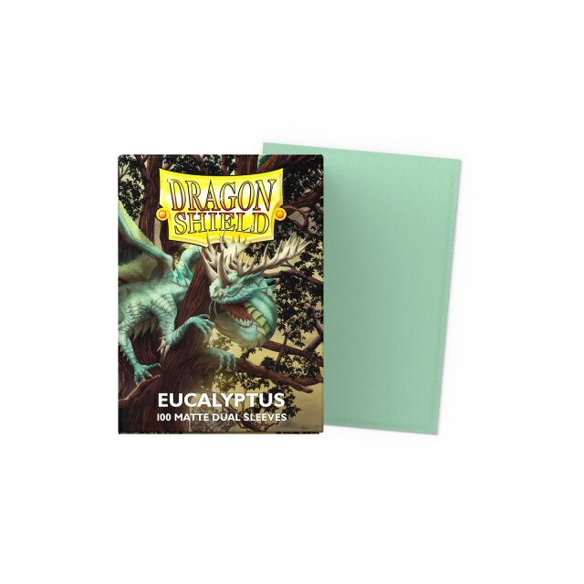Dragon Shield - 100 Standard Size Card Dual Sleeves - Eucalyptus Matte