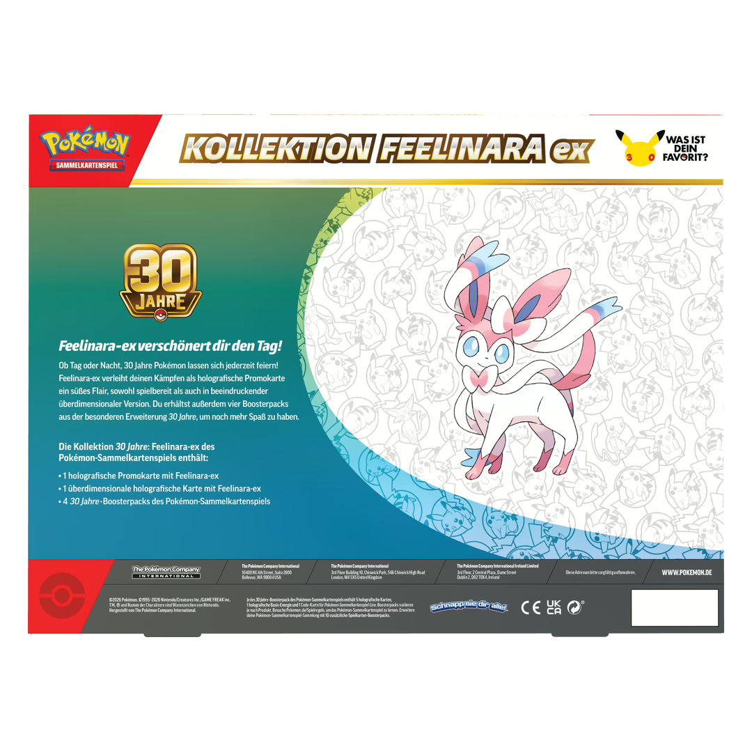 Pokémon 30 Jahre – Kollektion Feelinara-ex (deutsch) *Vorbestellung