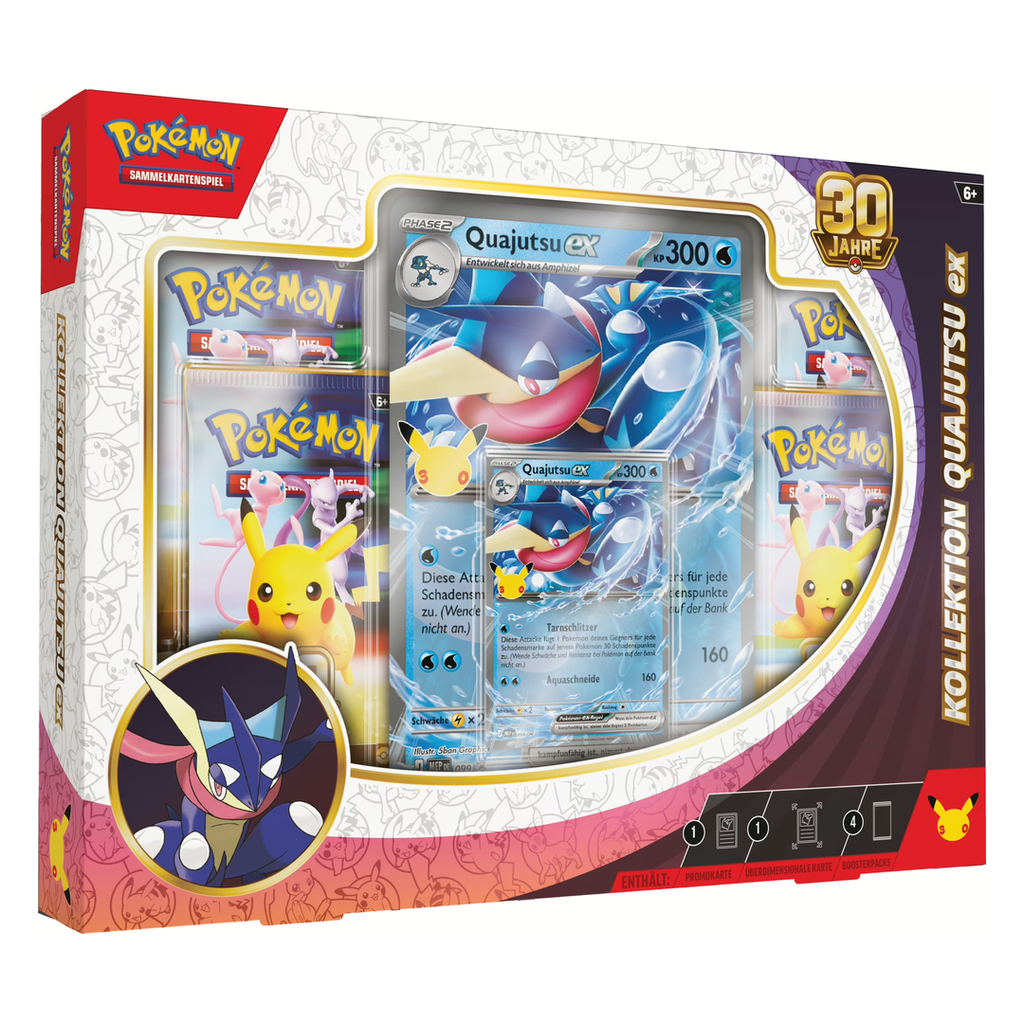 Pokémon 30 Jahre – Kollektion Quajutsu-ex (deutsch) *Vorbestellung