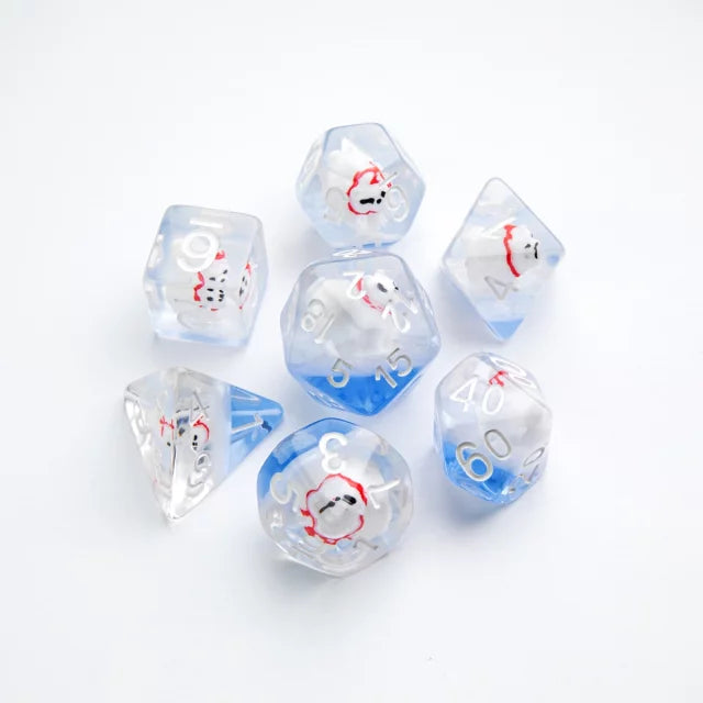 Gamegenic RPG Dice Set Embraced Series - Polar Bear