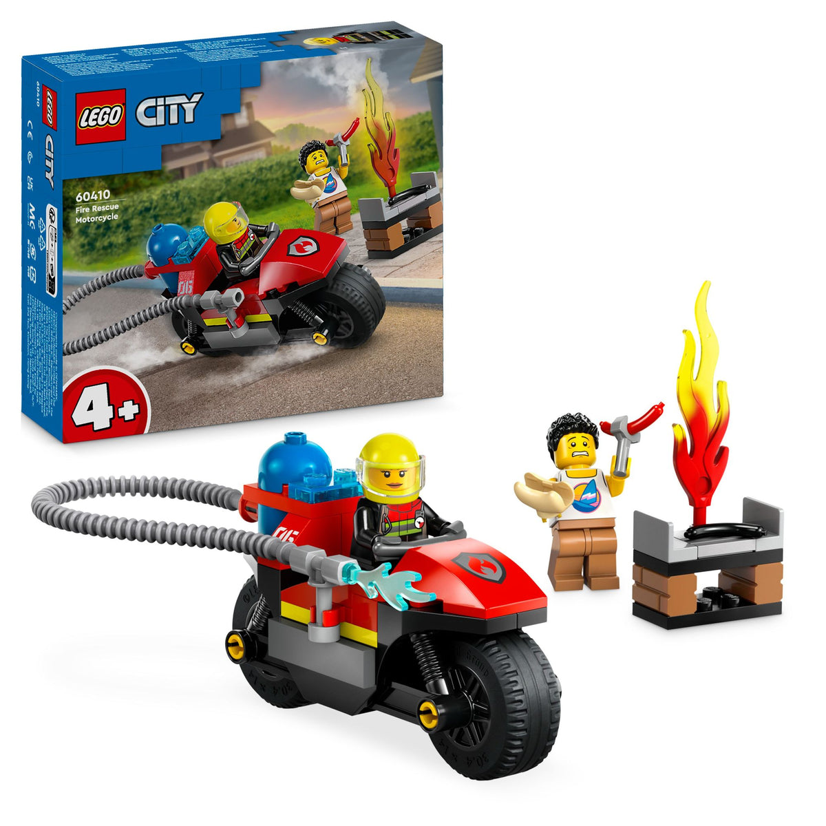 LEGO® City – Feuerwehrmotorrad (Set 60410)