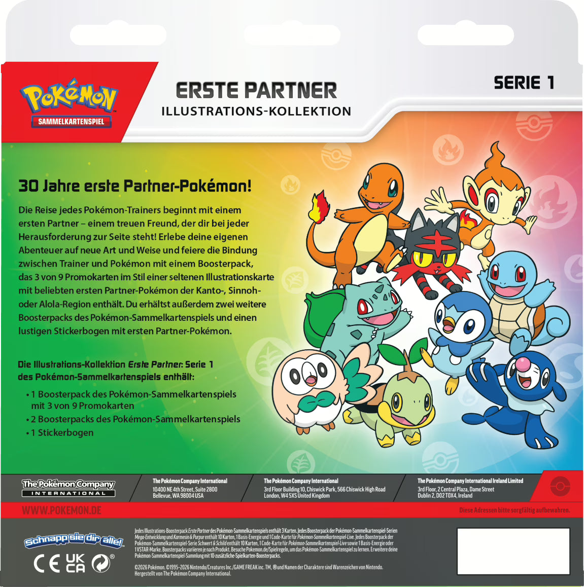 Pokemon Erste-Partner-Kollektion (deutsch)