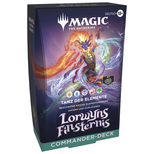 Magic the Gathering Lorwyns Finsternis Commander Deck – Tanz der Elemente (Deutsch)