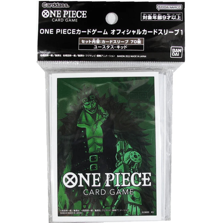 Bandai Namco - One Piece Card Game Sleeves (70 Stück) – Eustuss Kid