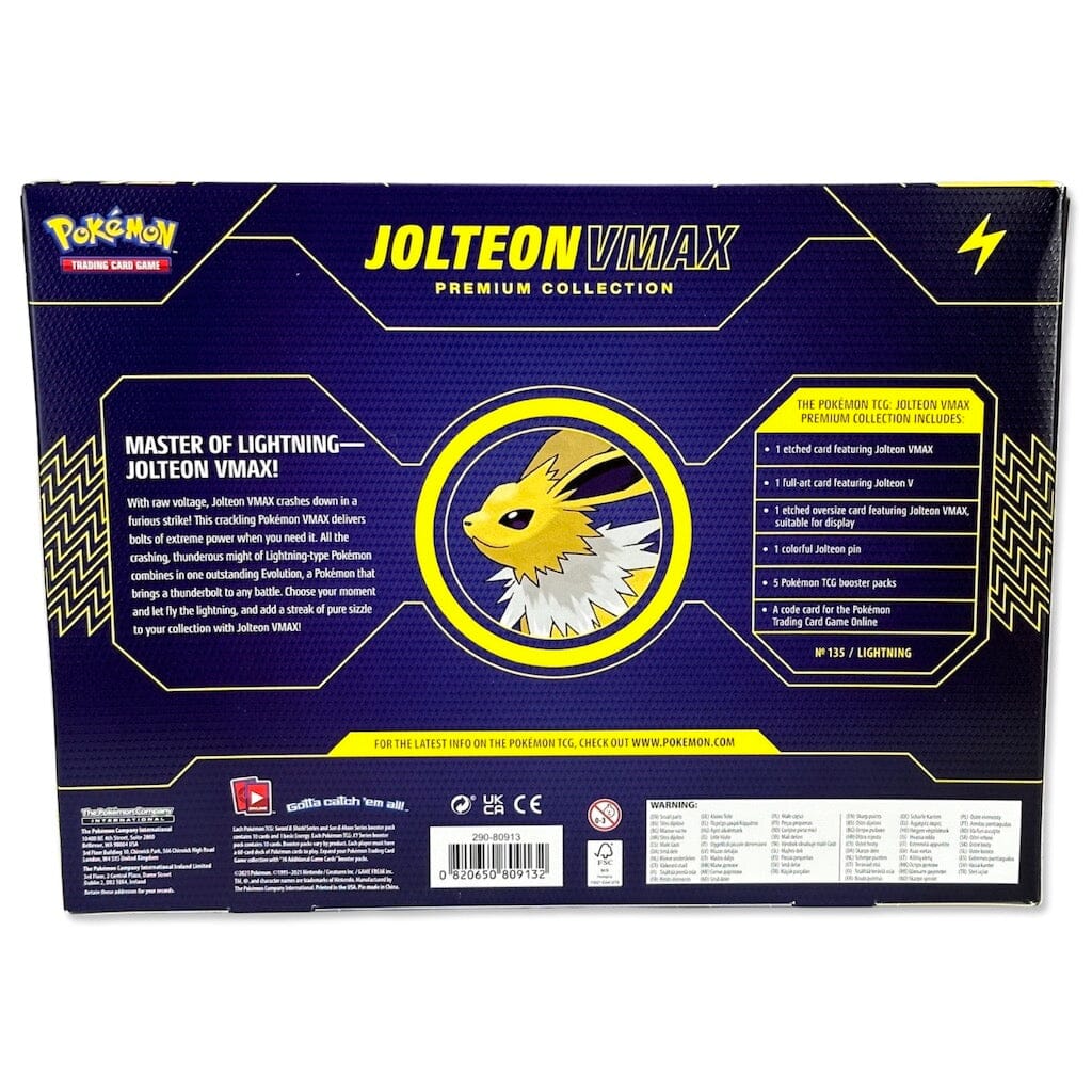 Pokemon – Jolteon VMAX Premium Collection (Englisch) - Differenzbesteuerung nach § 25a UStG